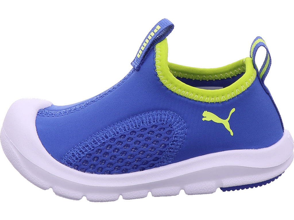 Puma Boys' Fun Racer Water Sandal in blue