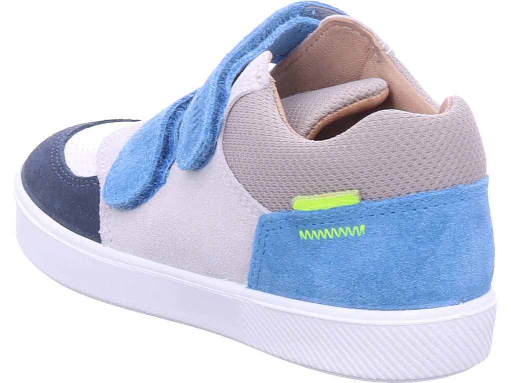 Superfit Jungen Sneaker Stiefelette Leder \ Supies in blau