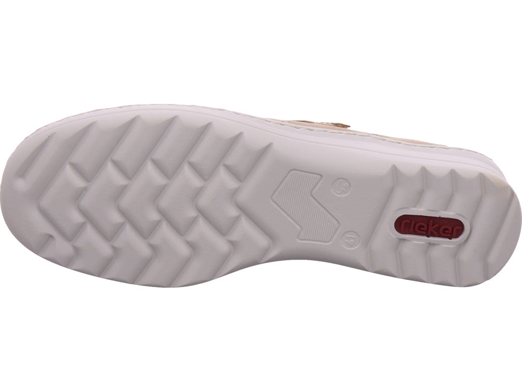 Rieker Damen Slipper Fsk Damen Halbschuhe in beige