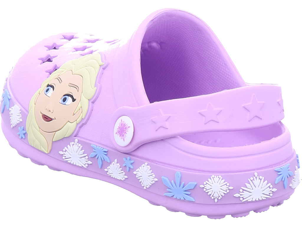 Silver Int Disney Mädchen Sabot Frozen in lila