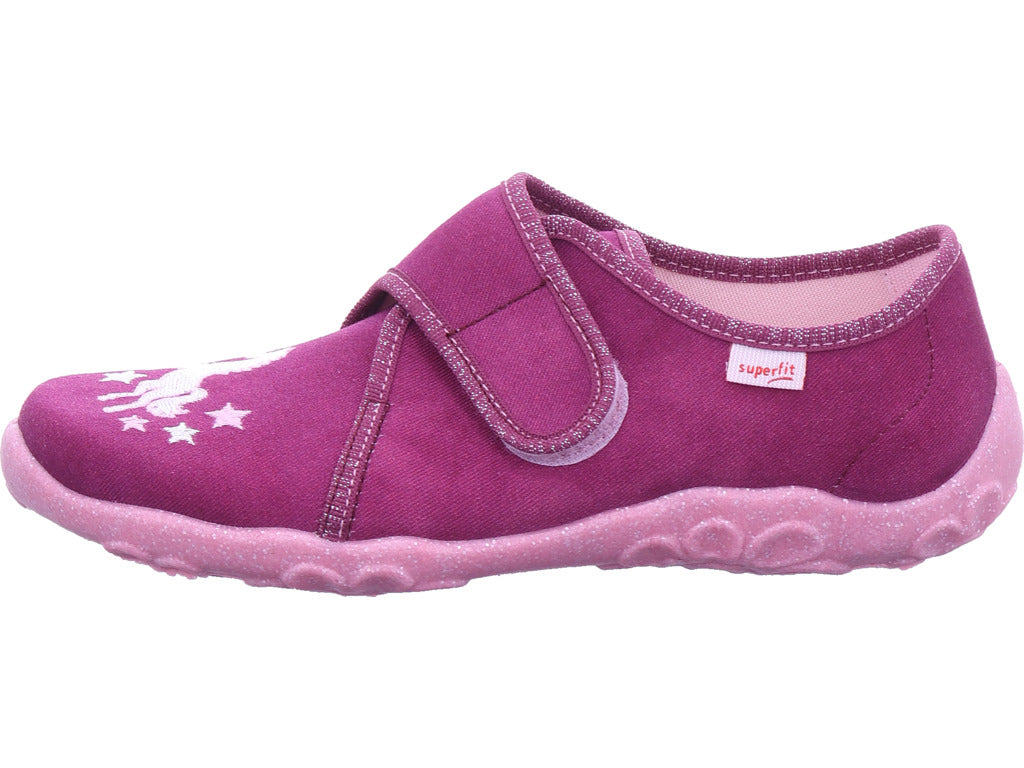 Dívčí textilní pantofle Legero \ Bonny v červené barvě