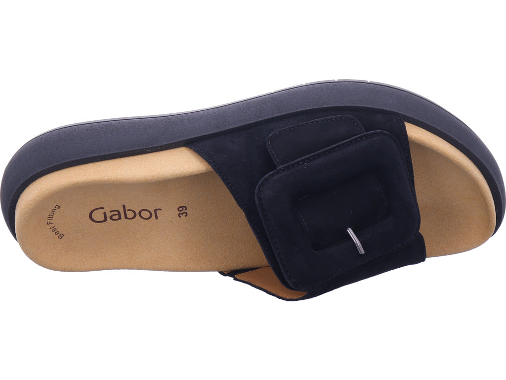 Gabor Damen Pantolette  in schwarz