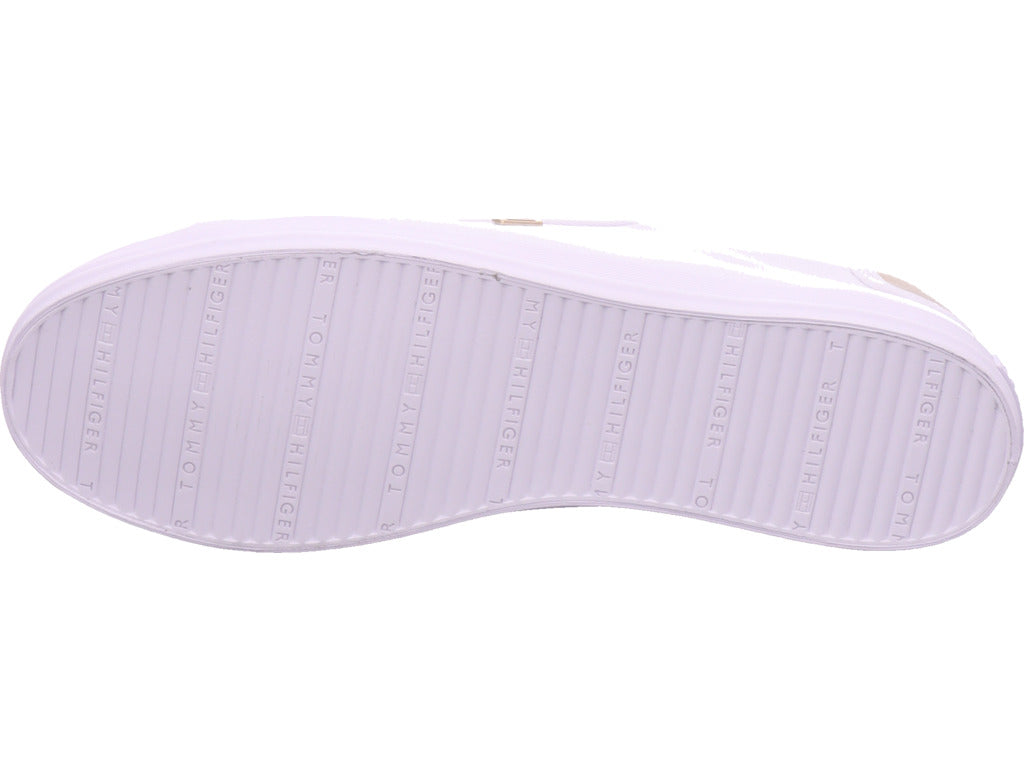 Tommy Hilfiger Damen Textilschuh Lace Up Sneaker in weiß