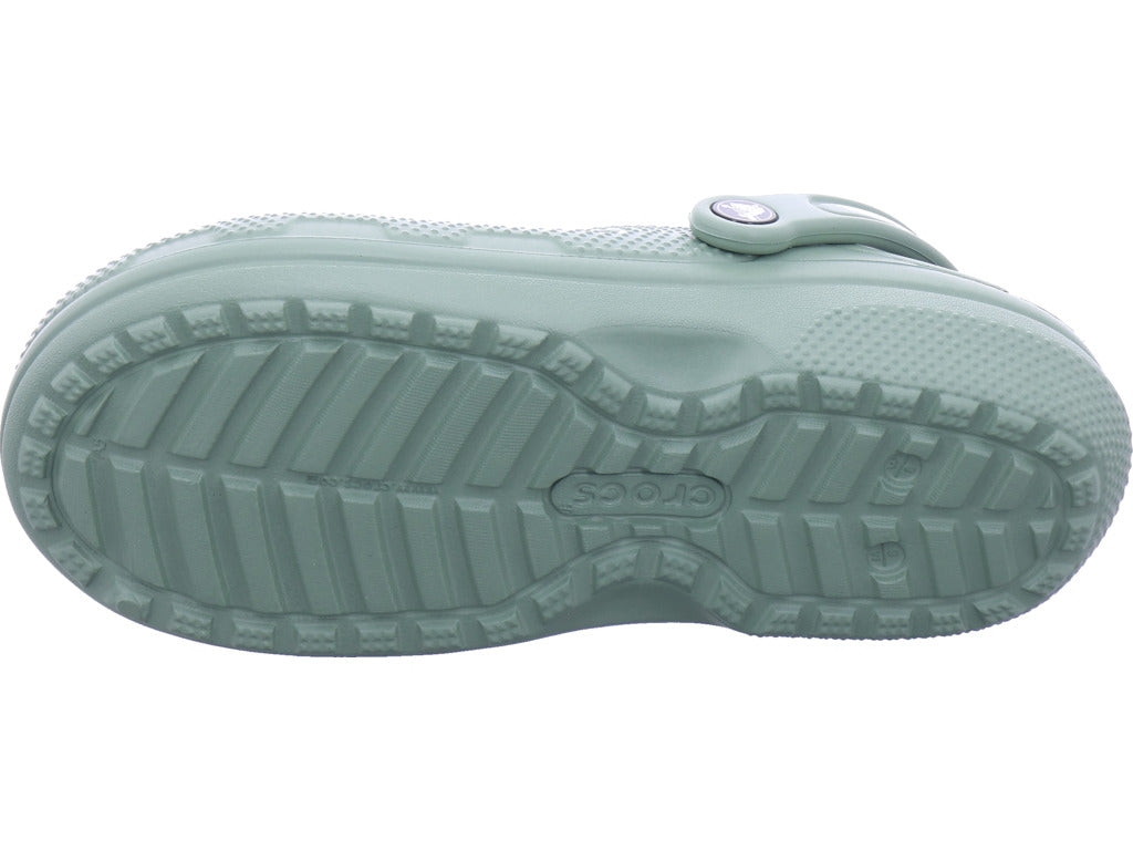 Crocs Women's Classic Lined Clog Bathing Shoe in green