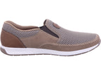 Rieker Herren Slipper Fsk Herren Halbschuhe in beige