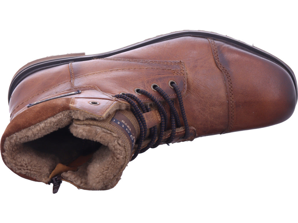 Pánské zimní boty Bugatti v hnědé barvě