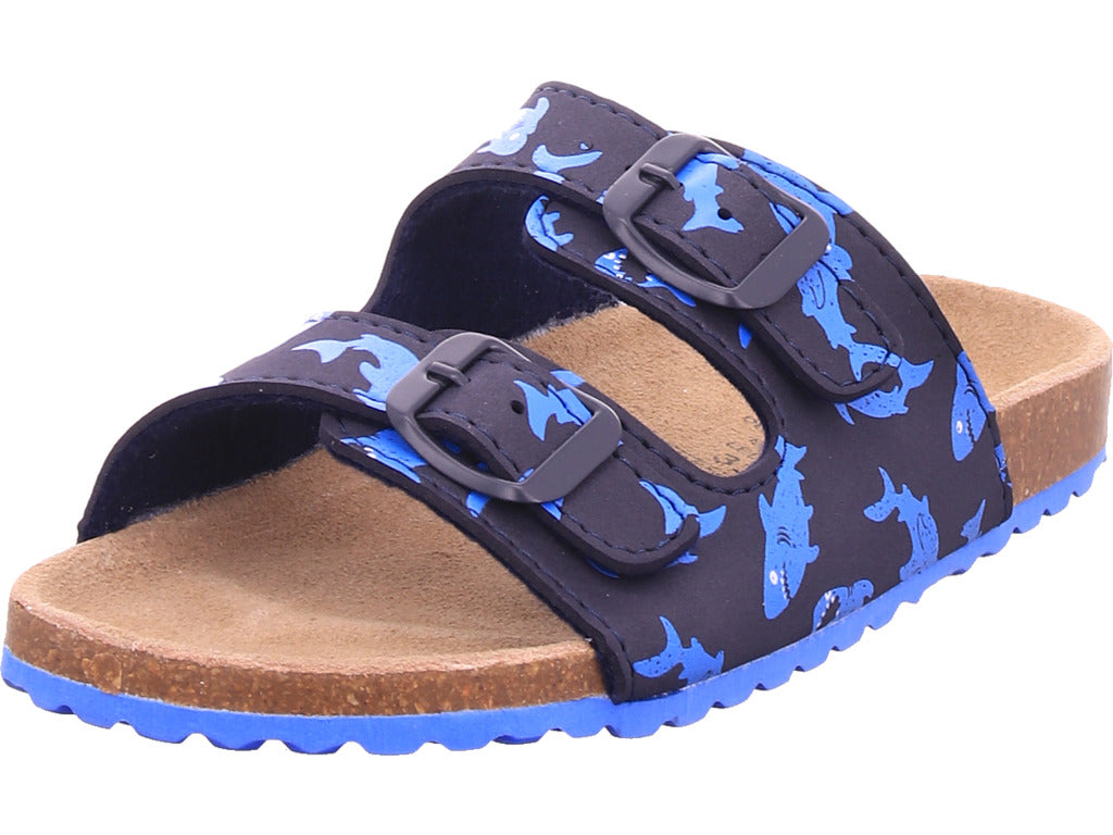 indigo   Bio Kinder in blau