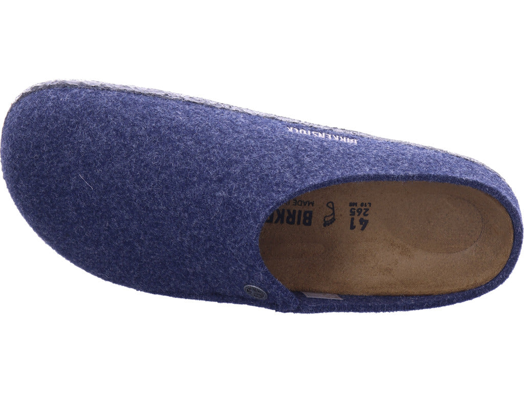 Birkenstock Herren Clog Zermatt Felt Dark Blue in blau