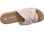 Rieker Damen Pantolette Fsk Damen Sandalen in beige