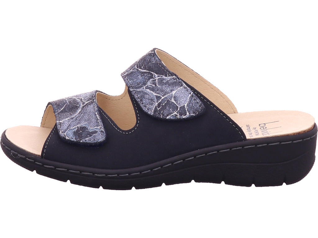 Belvida Damen Pantolette  in blau