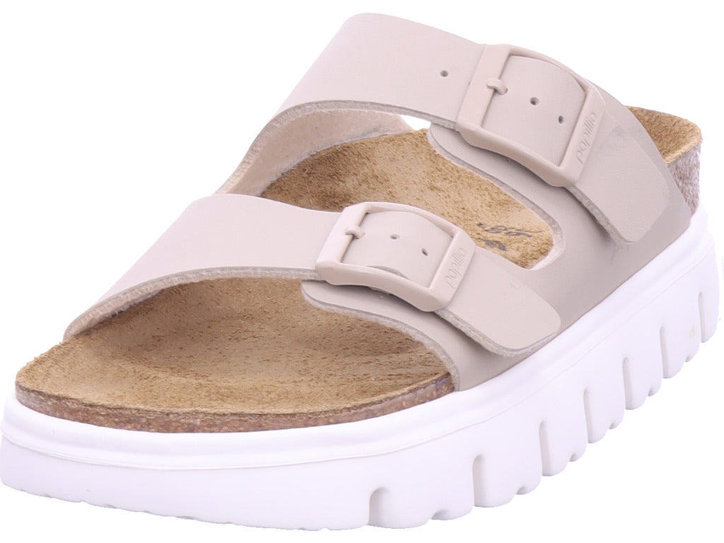 Birkenstock women's Arizona Pap Chunky in beige