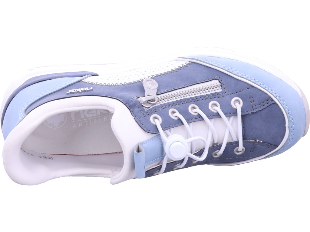 Rieker Damen  Fsk Damen Halbschuhe in blau