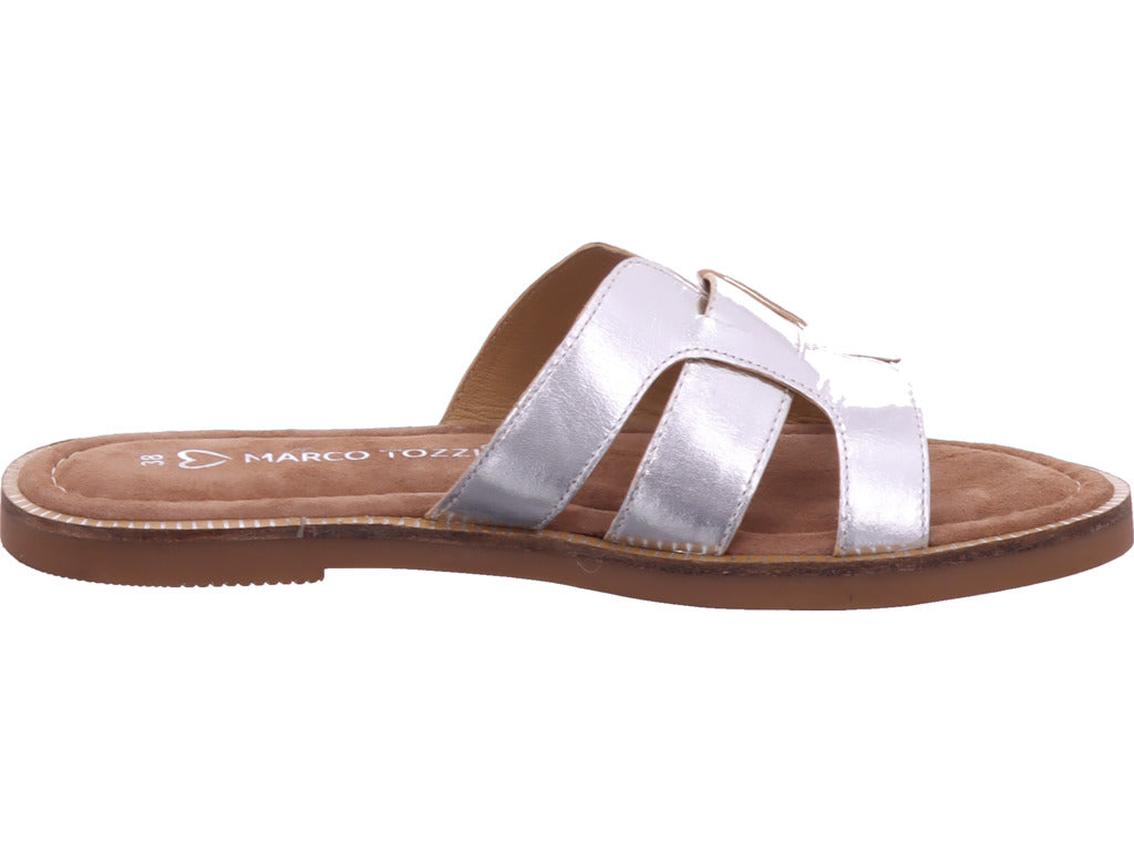 Marco Tozzi Damen Pantolette  in silber