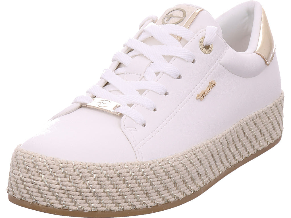 Tamaris Damen Sneaker  in weiß