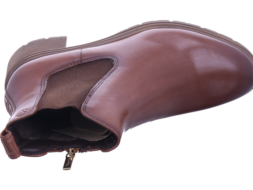 Dámské kalhotové kozačky Tamaris v hnědé barvě