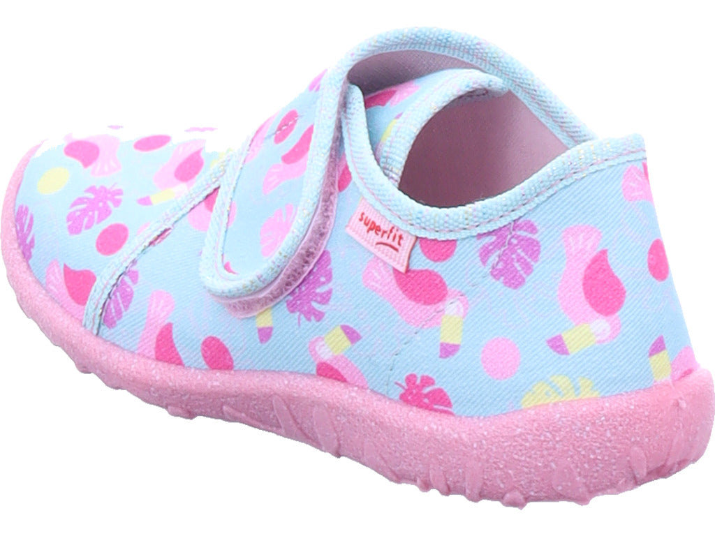 Dívčí textilní pantofle Legero \ Spotty v zelené barvě