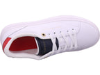 Tommy Hilfiger Damen Sneaker Th Feminine Cupsole Leather in weiß