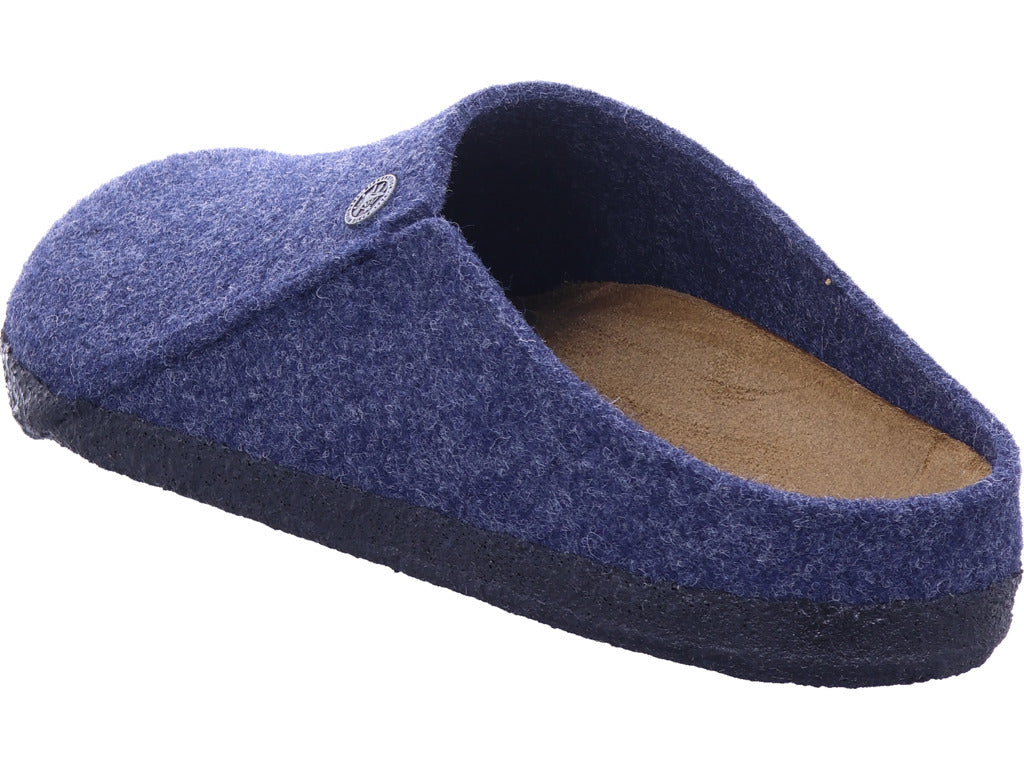 Birkenstock Herren Clog Zermatt Felt Dark Blue in blau
