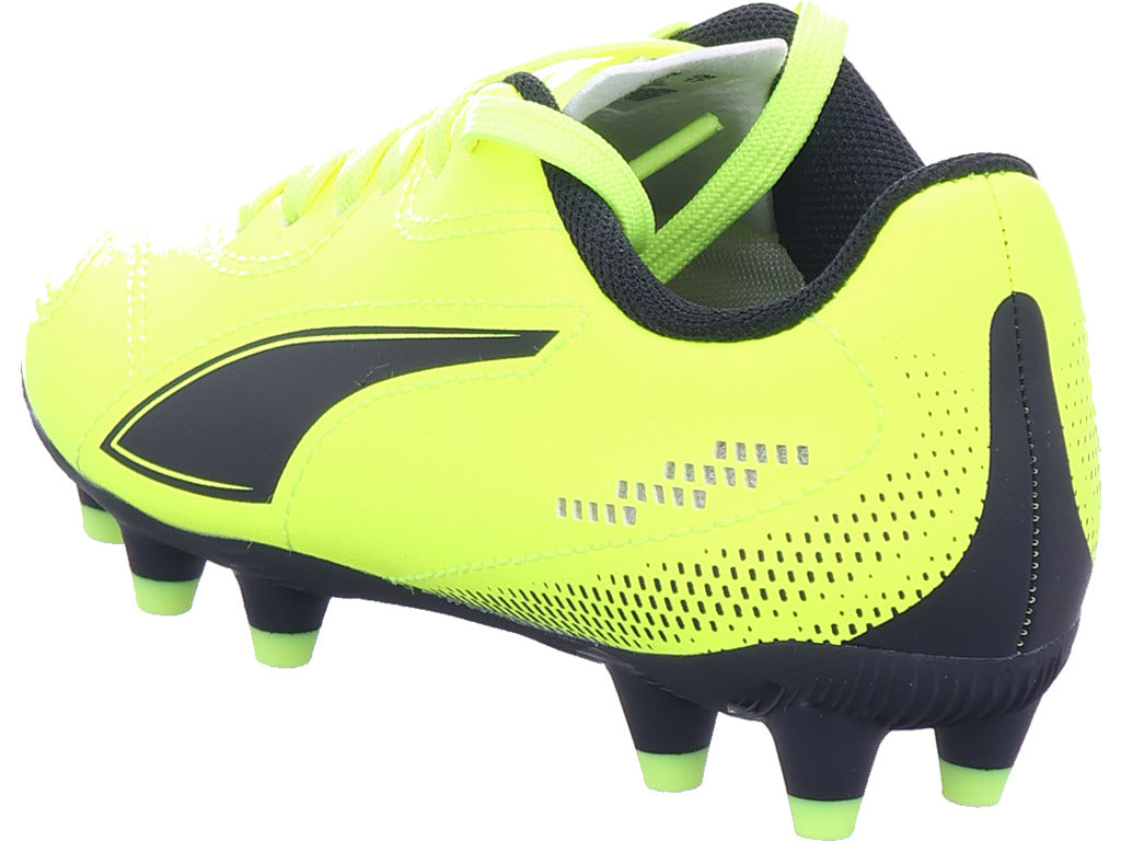 Chlapecká sportovní bota Puma Vitoria II FG Ag Jr ve žluté barvě