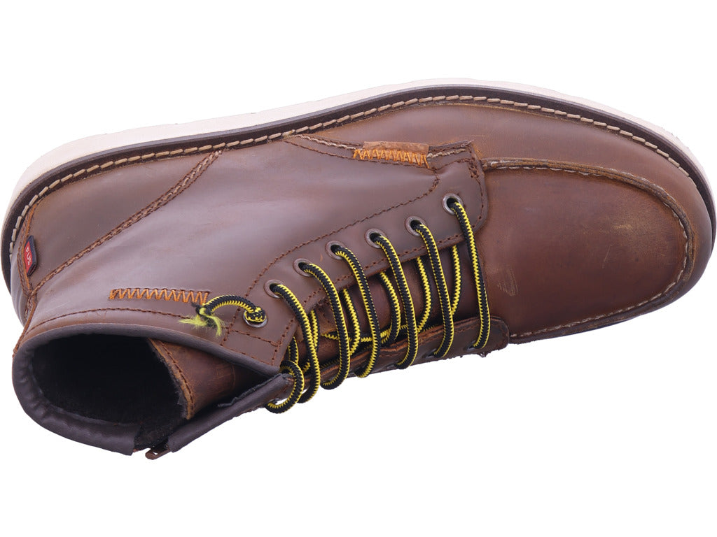 Pánské šněrovací boty Fusion v hnědé barvě
