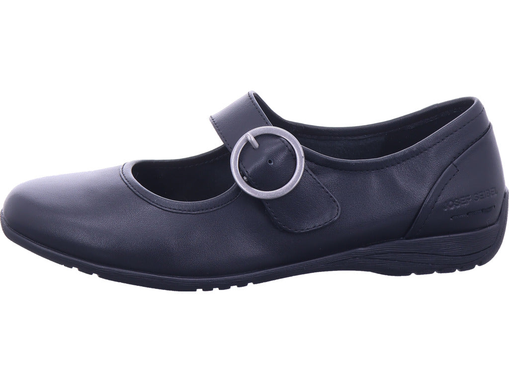 Seibel women's ballerina flats Fenja 18 in black