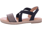 Tamaris Damen Sandalette  in schwarz
