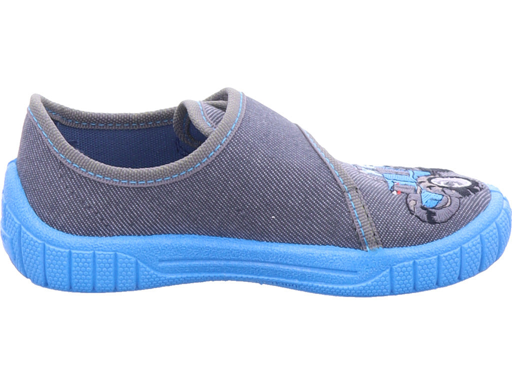 Legero Jungen Hausschuh Hausschuh Textil \ Bill in blau