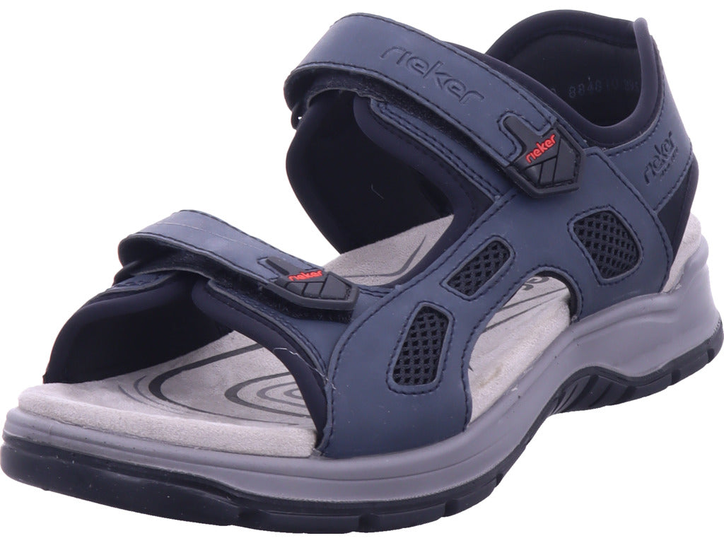 Rieker Herren Sandalette Fsk Herren Sandalen in blau