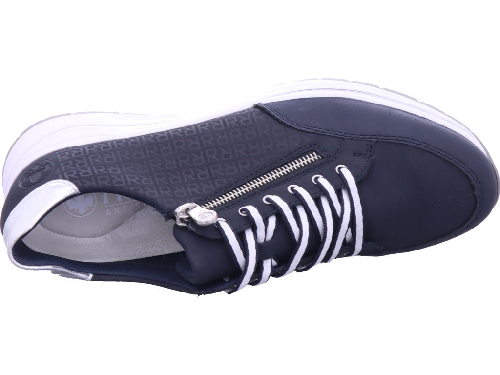 Rieker Damen Sneaker Fsk Damen Halbschuhe in blau