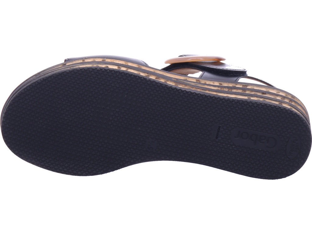 Gabor Damen Sandalette  in schwarz