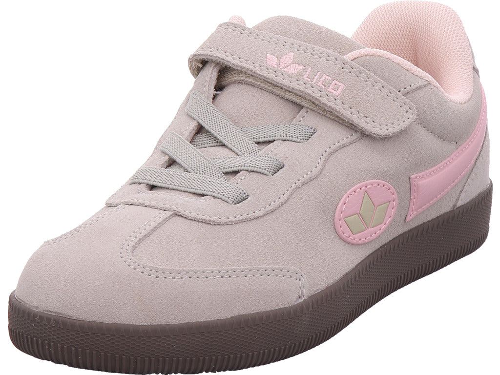 Lico girls' sports shoe Shuttle L in grey