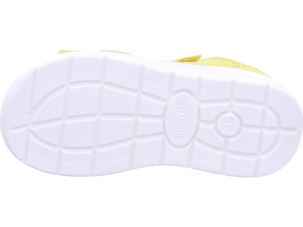 Superfit Jungen Sandalette Sandale Leder \ Lagoon in gelb