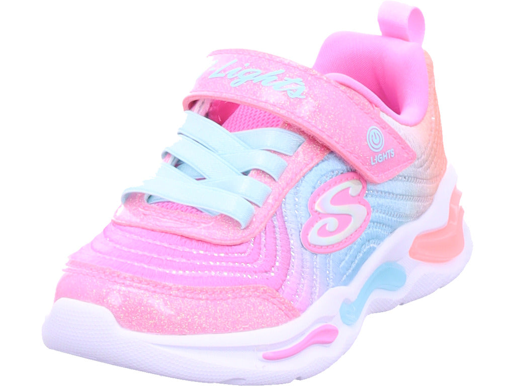 SKECHERS Mädchen Sneaker Wavy Beams in rot