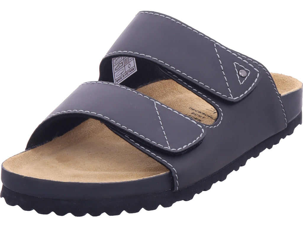 Planet Footwear Herren Pantolette  in schwarz