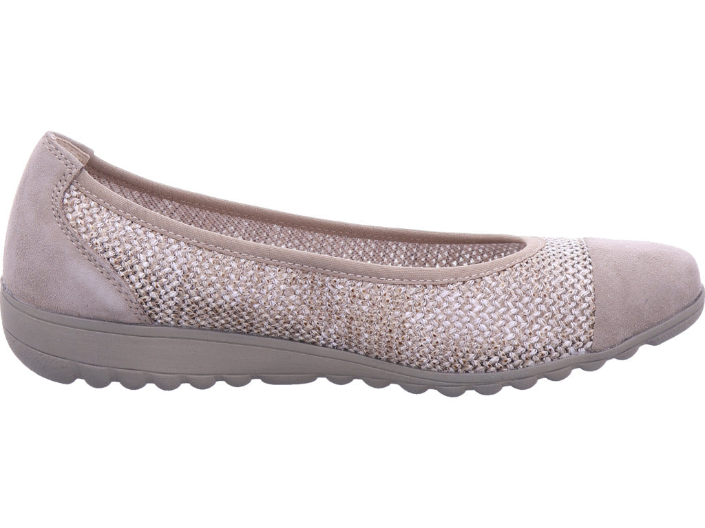 Caprice Damen Ballerina  in braun