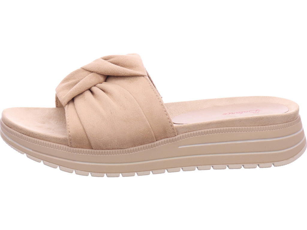 Marco Tozzi Damen Pantolette  in beige