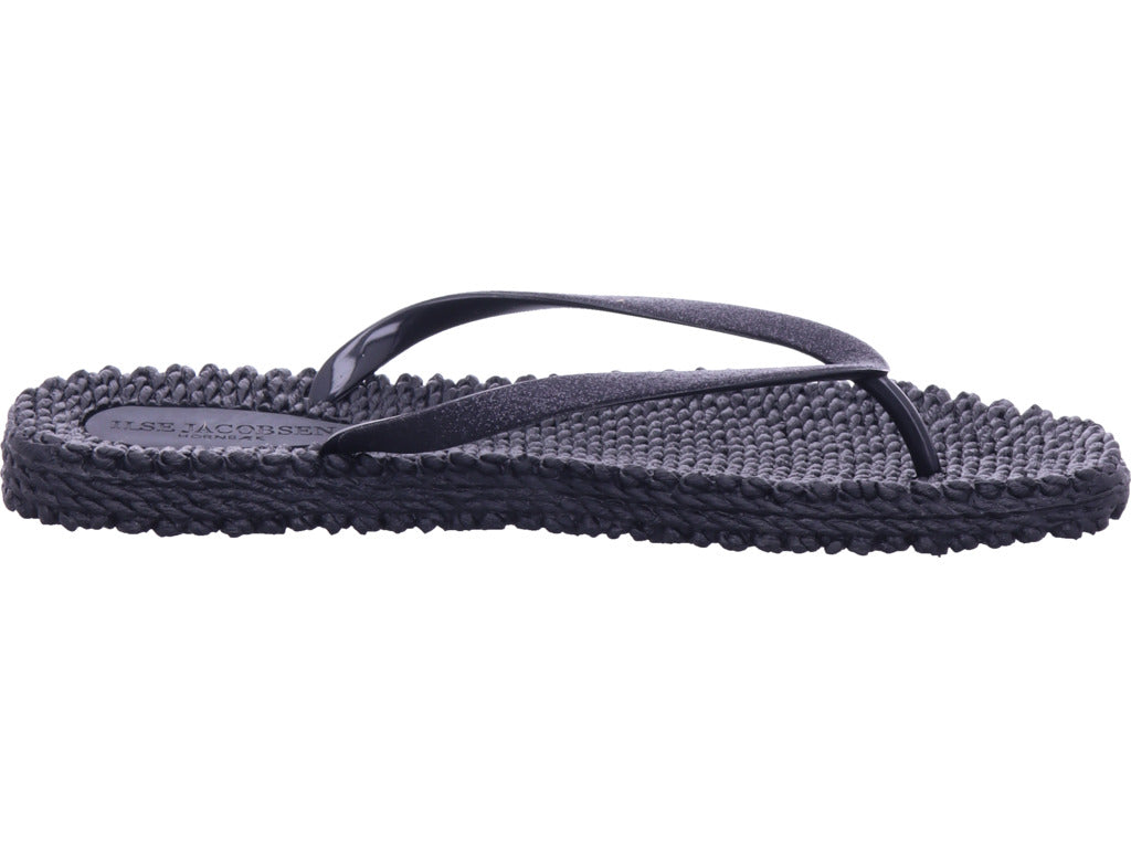 Ilse Jacobsen Damen Pantolette  in schwarz