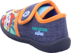 Leomil Jungen Hausschuh Paw in blau