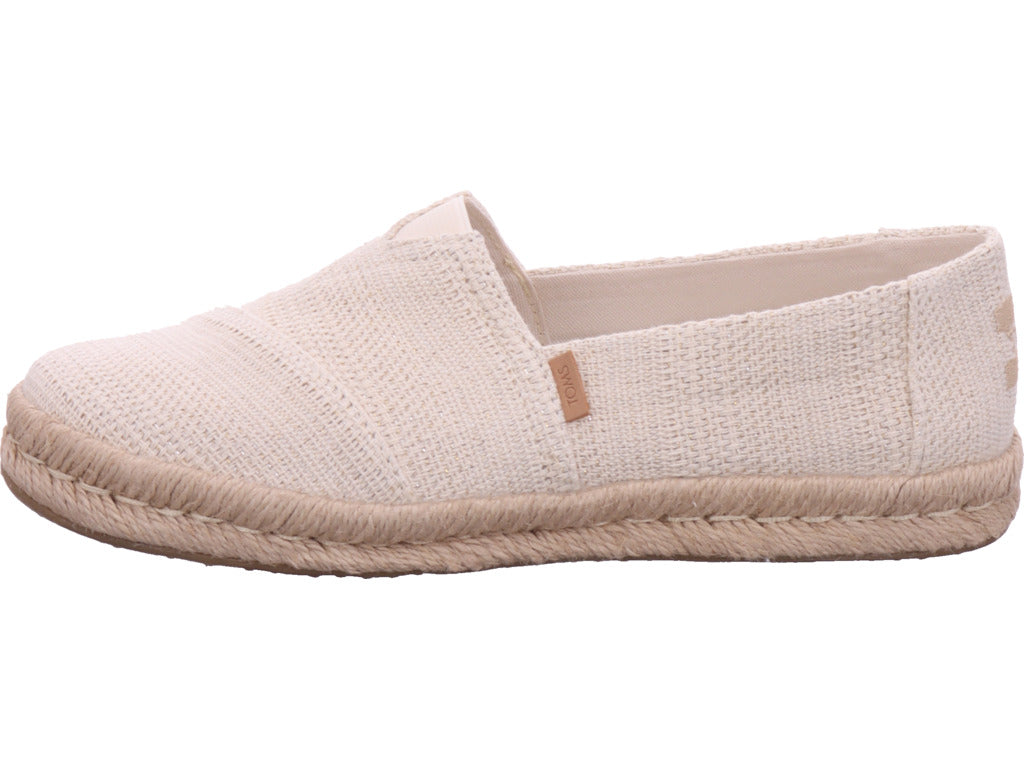 TOMS Damen Slipper Alpargata Rope 2.0 in beige