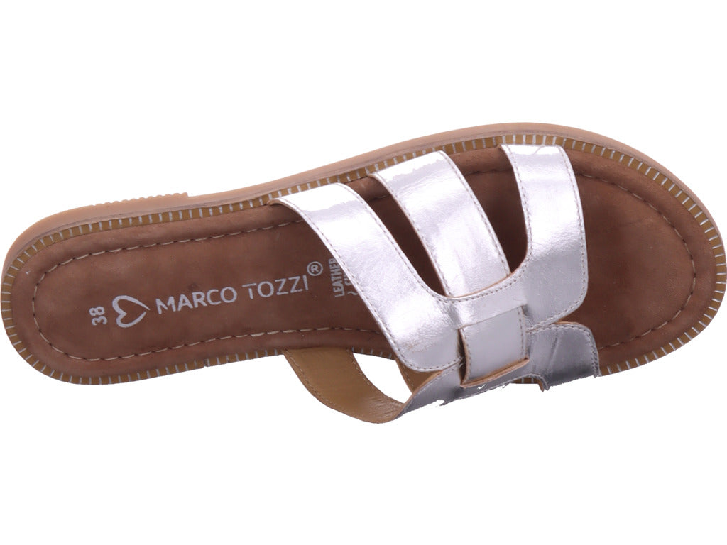 Marco Tozzi Damen Pantolette  in silber