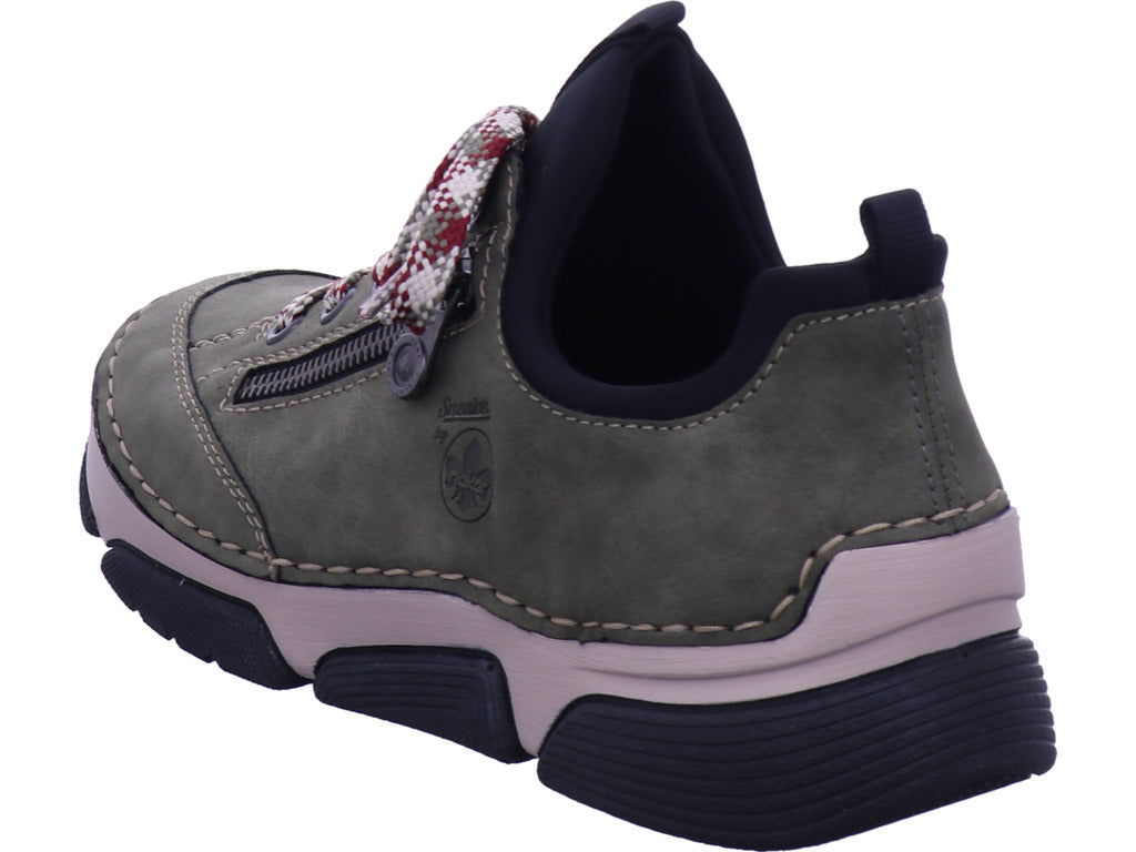 Dámské polobotky Rieker Hwk v zelené barvě