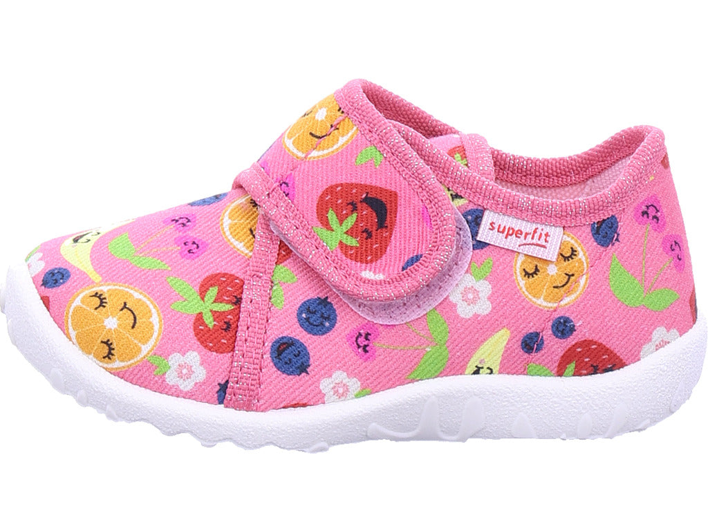 Dívčí pantofle Legero Spotty v červené barvě