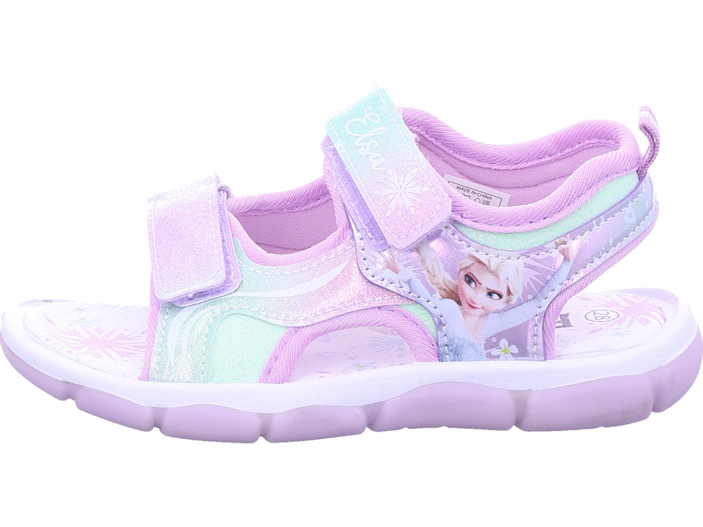 Silver Int Disney Mädchen Sandalette Mesh/ Frozen in lila