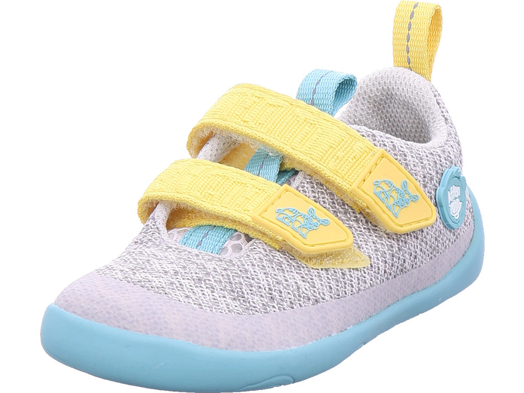 Affenzahn Mädchen Halbschuh Barfußschuh Knit Happy Rhino in grau