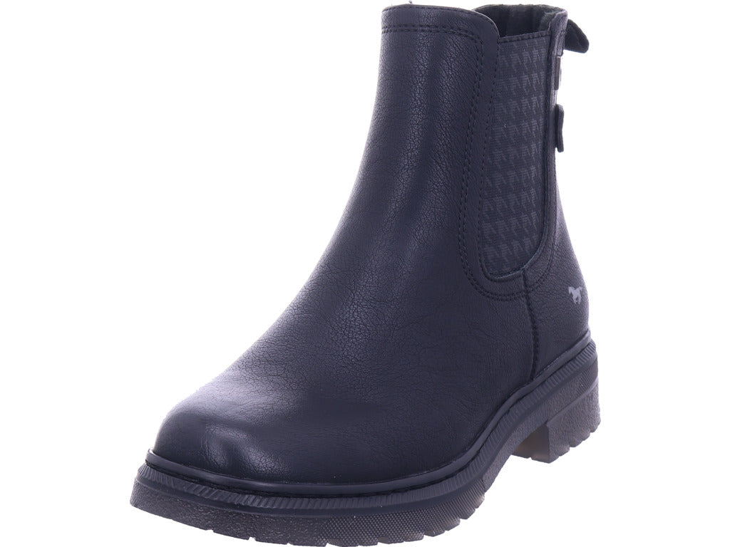 Dámské kotníkové boty Mustang v černé barvě