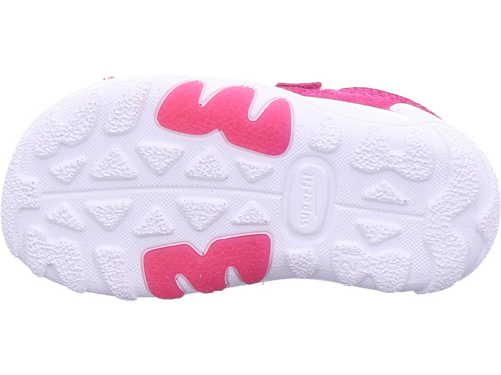 Legero Baby - Dívčí kožené sandály \ Flow v červené barvě