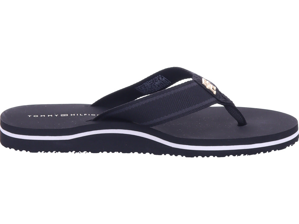 Tommy Hilfiger Damen Badeschuh Beach Sandal in schwarz
