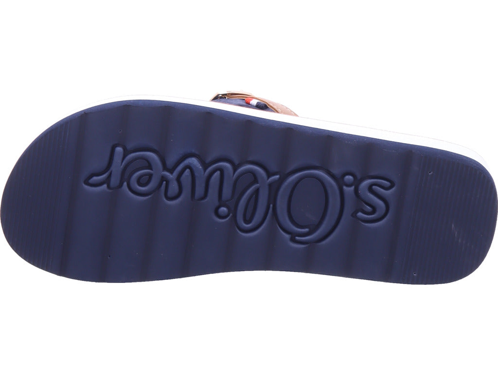 s.Oliver Damen Pantolette  in blau