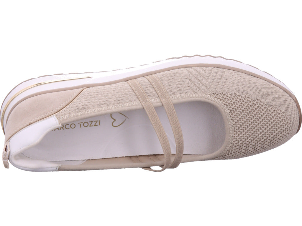 Marco Tozzi Damen Slipper  in beige
