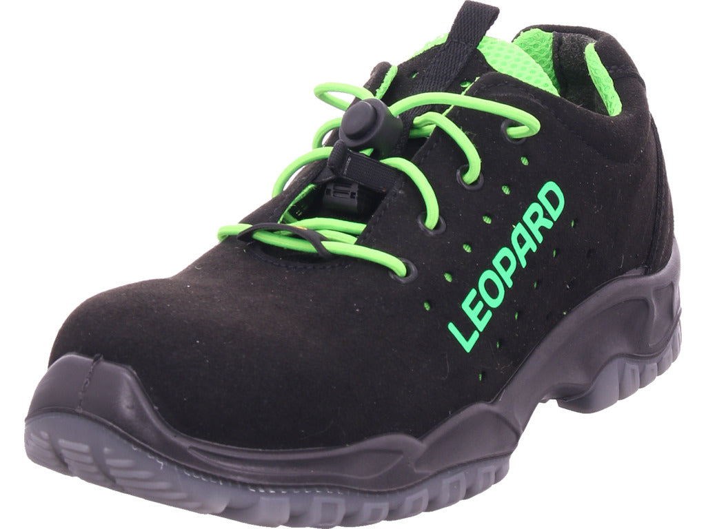 Leopard Herren Haferlschuh  in schwarz